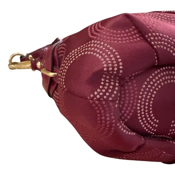 Coach Madison Dotted OP Art Signature C Sophia Satchel / Shoulder Bag - Picture 4 of 9